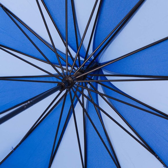 Nola Fabiola Light and Dark Blue Parasol - Picture 8 of 11